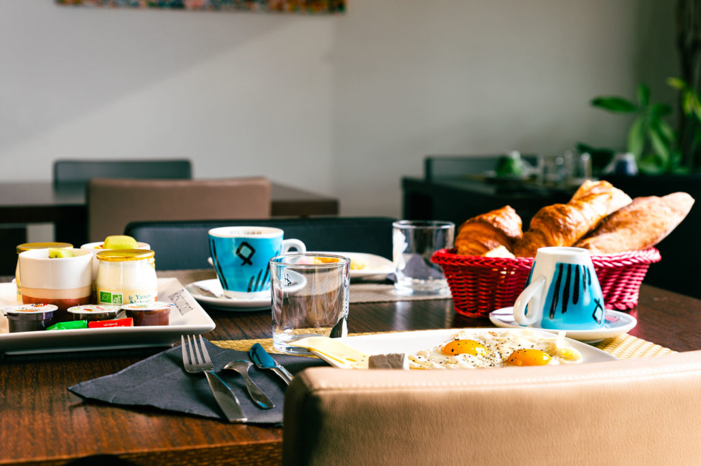 Petit déjeuner Hype hotel biscarrosse