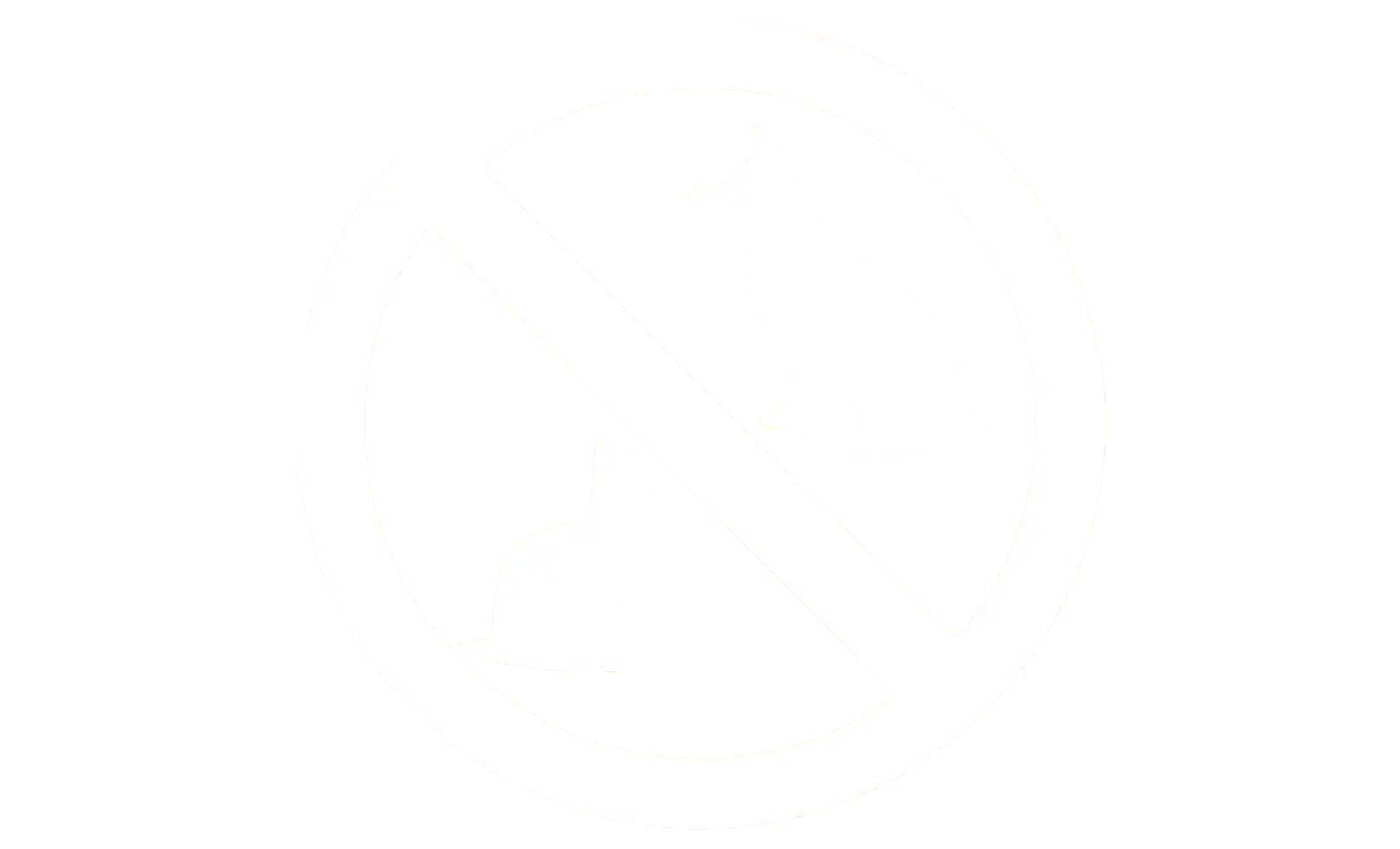 Animaux interdit